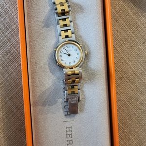 Authentic Hermes clipper quartz.